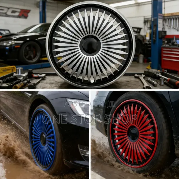 16" Multi Spoke Turbine Style Wheel Covers - 1