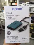 Onten OTN-KSS-P3+ 3-in-1 USB-A/C Card Reader - 2