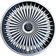 14" Wheel Cover - Premium Alloy Look - 2