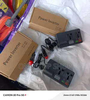Car Inverter with Multiple AC Sockets & USB Ports