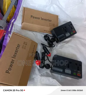 Car Power Inverter - Converts Car Battery to Household Power