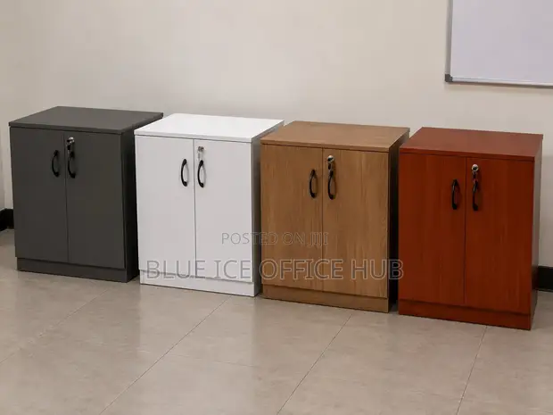 Boss Office Products 2-Door Lockable Storage Cabinet - 1