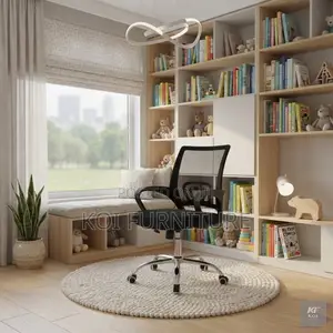 Clerical Home Office Secretary Chair - Black
