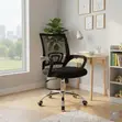 Clerical Home Office Secretary Chair - Black - 4