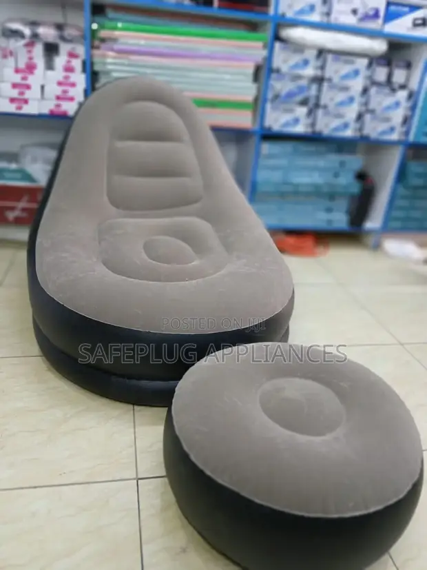 Inflatable Seat with Footrest - Brand New - 1