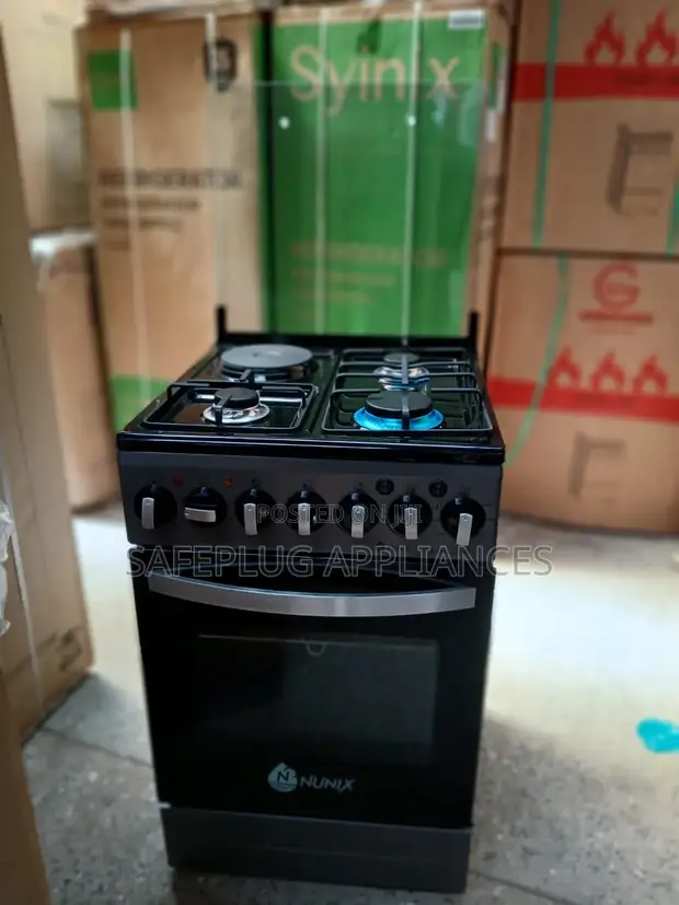 Nunix 3+1 Electric Oven Standing Cooker - 1
