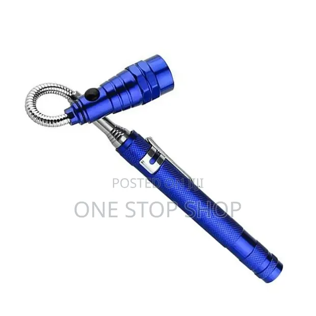 USB-C Rechargeable Magnetic Base Telescopic Flashlight - 1