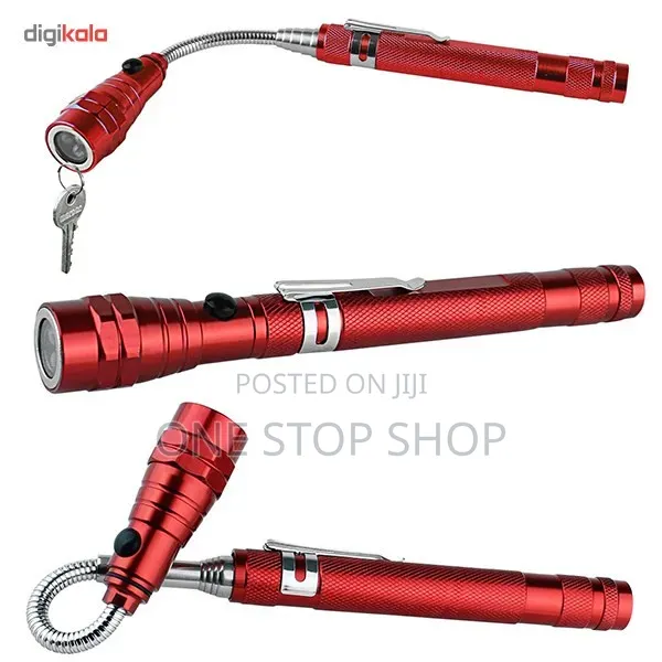 Multipurpose Extendable Magnetic Head Telescopic Flashlight - 1