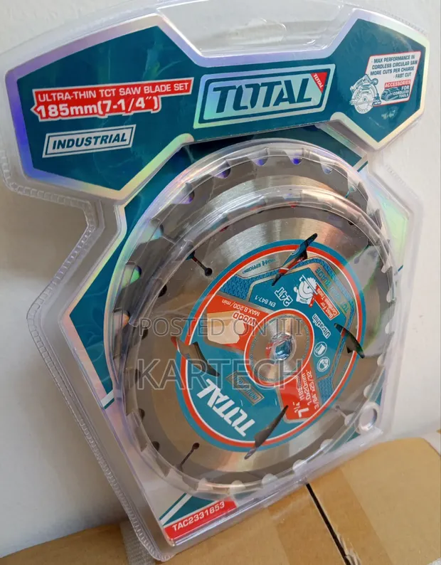 TOTAL 7-1/4" Industrial Circular Saw Blade - 2pc Set - 1