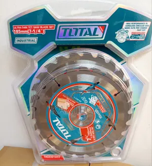 TOTAL Ultra-Thin 185mm Circular Saw Blade - 2pc Set