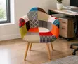 Eames Style Lounge Chair - Colorful Patchwork - 2