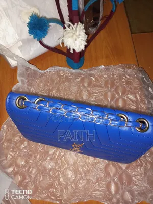 YSL Blue Shoulder Bag
