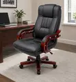 Executive Leather Office Chair - High Back Manager Chair - 3