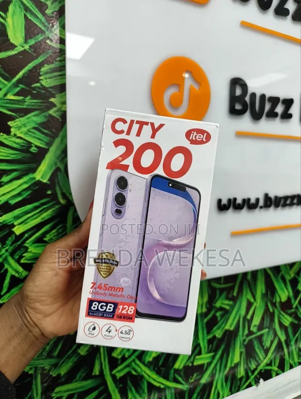 New Itel City 200 128GB Purple - 1