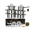 Edenburg 12-Piece Stainless Steel Cookware Set - 2