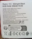 Xiaomi Redmi 15C 4G 256GB Black - 3