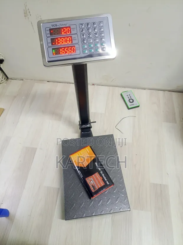 TCS 150KG Electronic Digital Weighing Scale with Pricing - 1