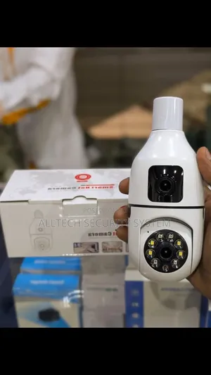 V380Pro Bulb CCTV Camera 360 PTZ Dual Lens