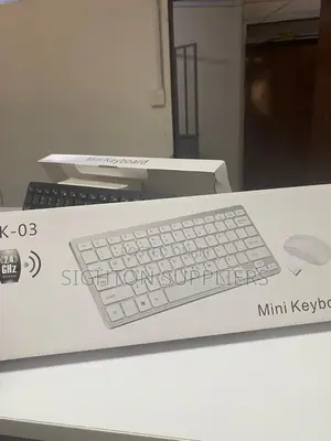 Mini Portable Wireless Keyboard Mouse Combo K-03