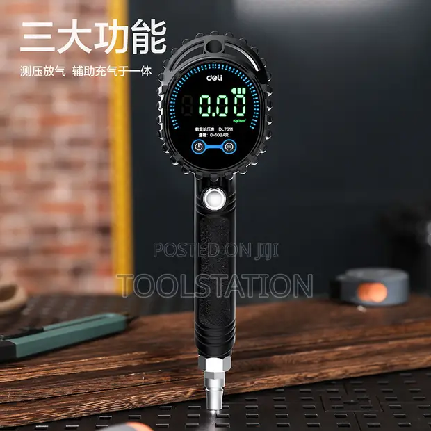 Digital Tire Gauge DL7611 (0.5-10 Bar) - 1