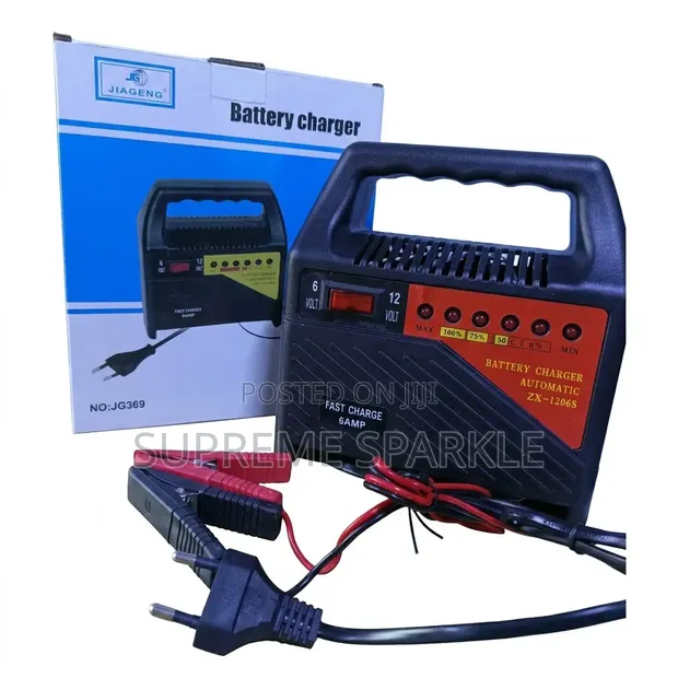 Jiageng ZX-1206S 6V/12V 6A Automatic Car Battery Charger - 1