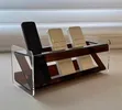 High Quality Acrylic Remote Holder - Clear Brown - 1