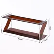 High Quality Acrylic Remote Holder - Clear Brown - 3