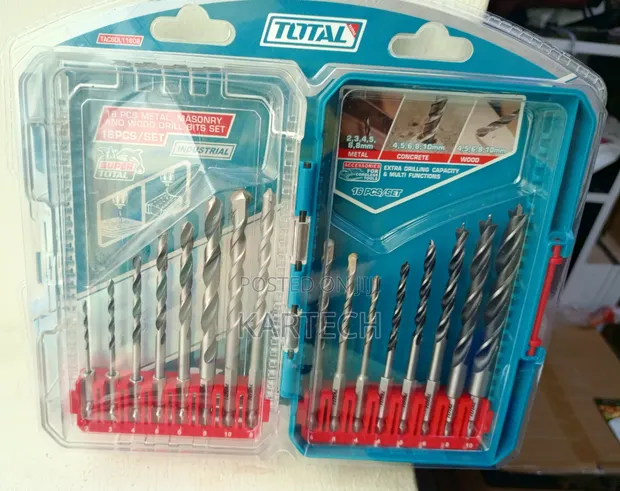 Total TACSDL11608 Hex Shank 16-Piece Drill Bit Set - 1