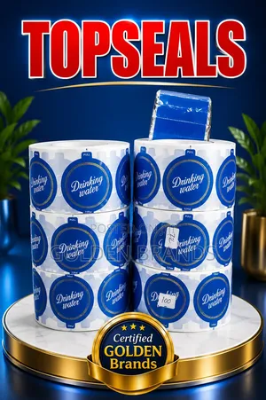 TOPSEALS Drinking Water Bottle Seals - Roll of 1000