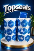 TOPSEALS Drinking Water Bottle Seals - Roll of 1000 - 2