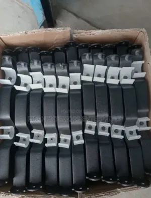 Black Jua Kali Curtain Brackets - Environmental Friendly