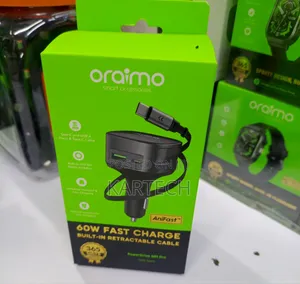 Oraimo PowerDrive 601 Pro 60W Fast-Charging Car Charger