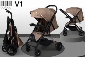 Burbay Stroller ya Safarini kwa Watoto Inayoweza Kugeuzwa