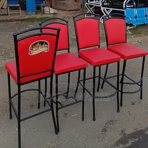 High Bar Red Branded Chairs (Used)
