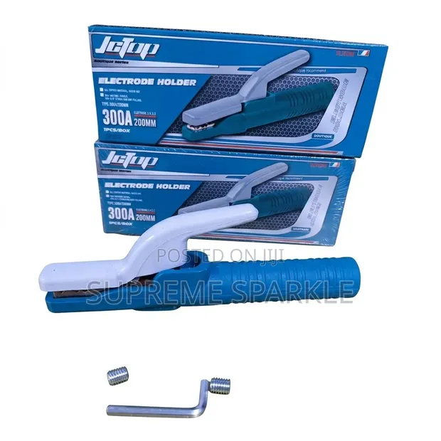 Jctop 300A 200mm Heavy Duty Welding Electrode Holder - 1