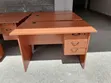Cherry Wood Office Desk - 1.2M, 3 Drawers - 2
