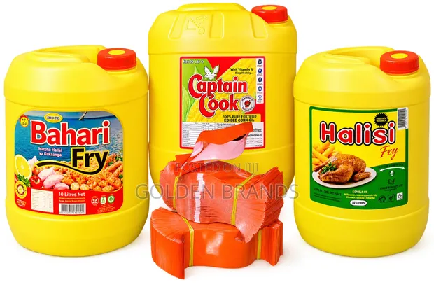 Plain Orange Heat Shrink Seals for Cooking Oil Containers - 1