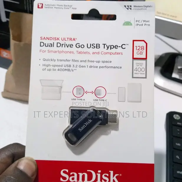 SanDisk Ultra Dual Drive Go 128GB USB Type-C Flash Drive - 1
