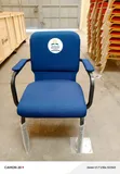 Custom Branded Church Armrest Chairs - Blue - 2