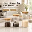 Glass Cereal Container with Bamboo Lid - 4
