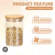 Glass Cereal Container with Bamboo Lid - 5