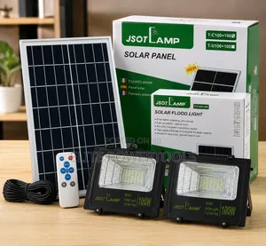 2-in-1 TC 100W Solar Floodlight with 25W Panel