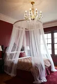King Size Round Mosquito Net - White - 2