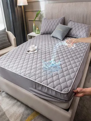 Grey Waterproof Mattress Protector