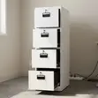Metallic 4-Drawer Filing Cabinet - Brand New - 1