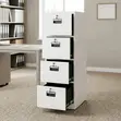 Metallic 4-Drawer Filing Cabinet - Brand New - 5