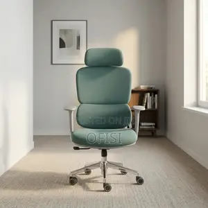 Fabric Orthopedic Office Chair - Green