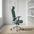 Fabric Orthopedic Office Chair - Green - 3