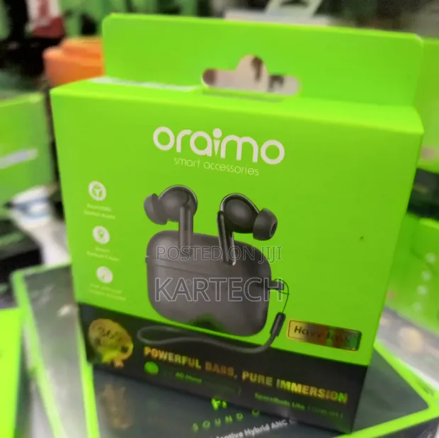 Oraimo OTW-324 Bluetooth 5.4 TWS Earbuds with Charging Case - 1