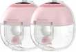 MomMed S33 Wearable Breast Pump with Case - 1